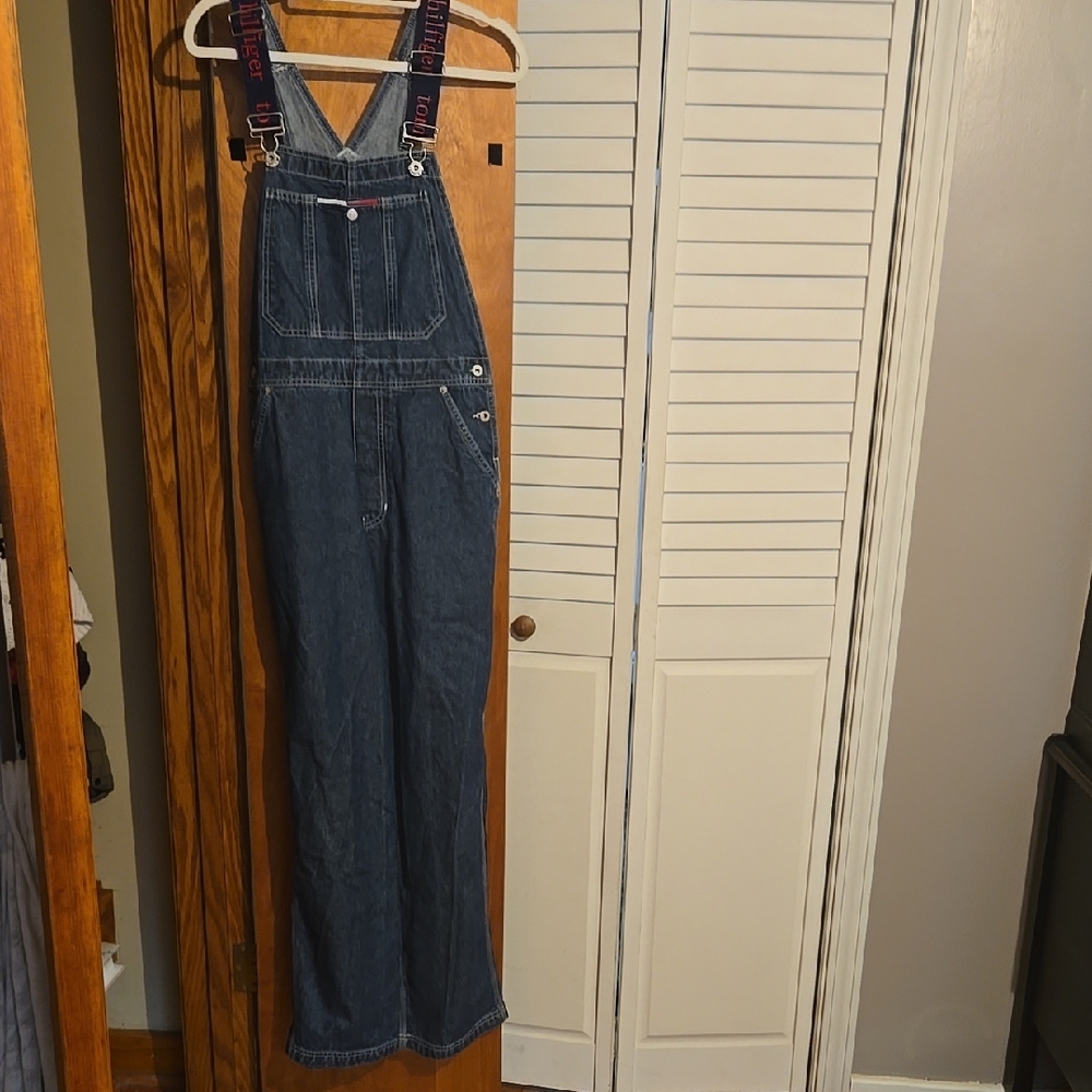 Tommy Hilfiger Blue Denim Women's Overalls